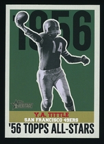2001 Topps Heritage 1956 All Stars #HA-YT Y.A. Tittle