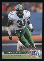 1992 Pro Set Base Set #278 Lonnie Young