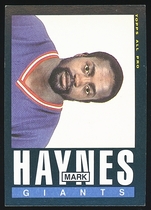 1985 Topps Base Set #117 Mark Haynes