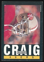 1985 Topps Base Set #151 Roger Craig