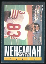 1985 Topps Base Set #158 Renaldo Nehemiah
