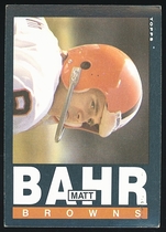 1985 Topps Base Set #222 Matt Bahr