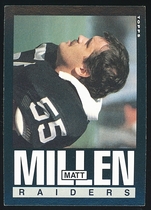 1985 Topps Base Set #295 Matt Millen