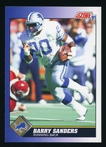 1991 Score Base Set #20 Barry Sanders