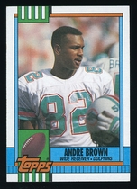 1990 Topps Base Set #324 Andre Brown