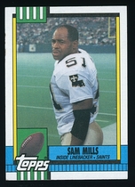 1990 Topps Base Set #238 Sam Mills