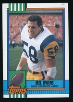 1990 Topps Base Set #82 Mel Owens