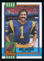 1990 Topps Base Set #76 Mike Lansford