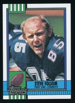 1990 Topps Base Set #485 Steve Folsom