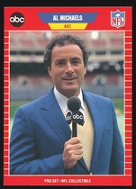 1989 Pro Set Announcers #3 Al Michaels