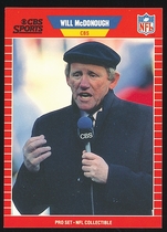 1989 Pro Set Announcers #22 Will McDonough