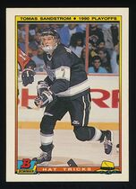 1990 Bowman Hat Tricks #21 Tomas Sandstrom