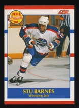 1990 Score Canadian #391 Stu Barnes