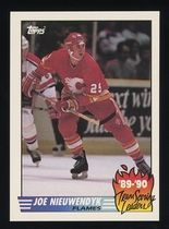 1990 Topps Team Scoring Leaders #8 Joe Nieuwendyk