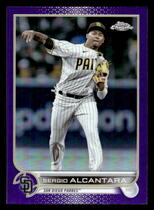 2022 Topps Chrome Update Purple Refractor #USC162 Sergio Alcantara