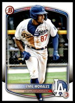 2025 Bowman Prospects #BP-127 Emil Morales