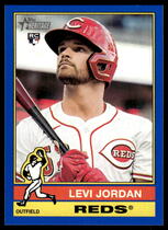 2025 Topps Heritage Dark Blue Border #88 Levi Jordan