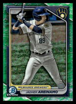 2024 Bowman Chrome Prospects Lunar Glow Refractor #BCP-2 Jadher Areinamo