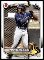 2025 Bowman Prospects #BP-36 Yophery Rodriguez