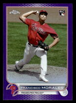 2022 Topps Chrome Update Purple Refractor #USC168 Francisco Morales