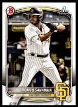 2025 Bowman Prospects #BP-3 Romeo Sanabria