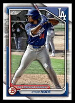 2024 Bowman Draft #BD-139 Zyhir Hope