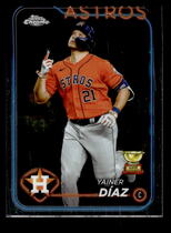 2024 Topps Chrome #203 Yainer Diaz