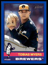 2025 Topps Heritage Dark Blue Border #137 Tobias Myers