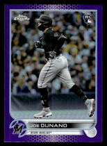 2022 Topps Chrome Update Purple Refractor #USC192 Joe Dunand