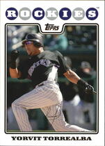 2008 Topps Base Set Series 1 #11 Yorvit Torrealba