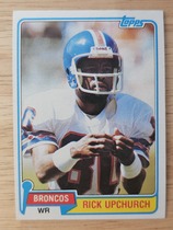 1981 Topps Base Set #82 Rick Upchurch