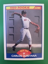 1989 Score Base Set #623 Carlos Quintana