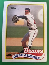 1989 Topps Base Set #253 Jose Alvarez