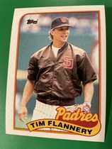 1989 Topps Base Set #379 Tim Flannery