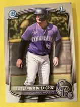 2025 Bowman Chrome Prospects #BCP-219 Alessander De La Cruz