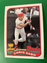 1989 Topps Base Set #490 Chris Sabo