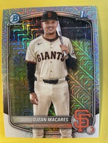 2025 Bowman Chrome Mega Box Prospects (Mojo Refractor) #BCP-237 Djean Macares