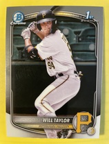 2025 Bowman Chrome Prospects #BCP-179 Will Taylor