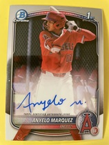 2025 Bowman Chrome Prospect Autos #CPA-AM Anyelo Marquez
