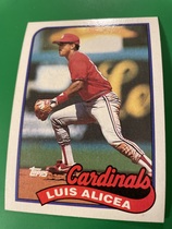 1989 Topps Base Set #588 Luis Alicea