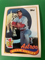 1989 Topps Base Set #607 Willie Ansley