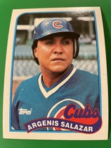 1989 Topps Base Set #642 Argenis Salazar