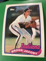 1989 Topps Base Set #739 Brook Jacoby