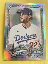 2025 Topps Allen & Ginter Silver Portrait #37 Clayton Kershaw