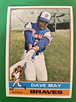 1976 Topps Base Set #281 Dave May