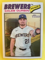 2026 Topps Heritage Chrome #109 Caleb Durbin