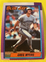 1990 Topps Base Set #438 Greg Myers