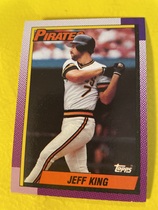 1990 Topps Base Set #454 Jeff King
