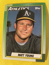 1990 Topps Base Set #501 Matt Young