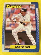 1990 Topps Base Set #634 Luis Polonia